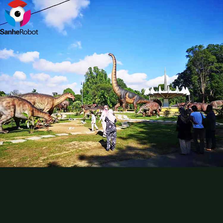馬來西亞仿真恐龍展覽安裝完成